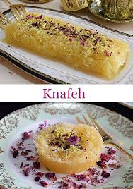 Kunefeh Roll And Tiny Kunefeh Cheese Dessert Kunafa Recipe Middle East Recipes