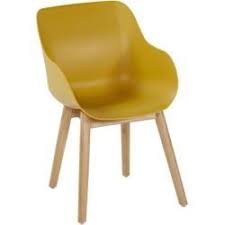 Hartman Sophie Studio Organic Garden Armchair Teak Plastic Natural Teak Curry Yellow Hartman Armchair Curry In 2020 Teak Armchair Garden Chairs Organic Gardening