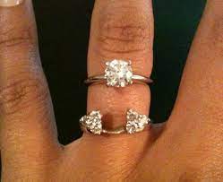 Just Got My Ring Wrap Aka Wedding Band For My Solitare Ring Pics Inside Weddingbee Wedding Rings Unique Wedding Ring Enhancers Wrap Wedding Band