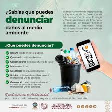 Gobierno - 𝗣𝗿𝗼𝗺𝘂𝗲𝘃𝗲 𝗚𝗼𝗯𝗶𝗲𝗿𝗻𝗼 𝗱𝗲 𝗘𝗻𝘀𝗲𝗻𝗮𝗱𝗮 𝗹𝗮  𝗿𝗲𝗮𝗹𝗶𝘇𝗮𝗰𝗶ó𝗻 𝗱𝗲 𝗱𝗲𝗻𝘂𝗻𝗰𝗶𝗮𝘀 𝗮𝗺𝗯𝗶𝗲𝗻𝘁𝗮𝗹𝗲𝘀  Impulsar el cuidado del medio ambiente y promover la cultura de la denuncia,  es el objetivo de las acciones ...