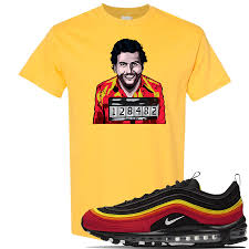 Air Max 97 Black Chile Red Magma Orange White T Shirt Escobar Cap Swag