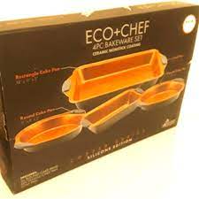 Deep Discounts Buy Eco Chef Kitchen Eco Chef 4 Piece Bakeware Non Stick Ceramic Coat Network Only Standardpackeng Com