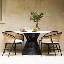 Summer Classics Havana Modern Beige Cushion Wicker Outdoor Dining Collection In 2020 Modern Outdoor Dining Modern Outdoor Dining Sets Outdoor Dining