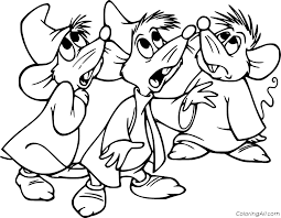 Our free coloring pages for adults and kids, range from star wars to mickey mouse Jaq And Gus Mice Coloring Page Coloringall