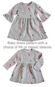 Sewing Pattern For Baby Girls Dress For Ages 1 24 Months Toddlers And Babies Will L Toddler Dress Patterns Girls Dress Sewing Patterns Baby Dress Pattern Free