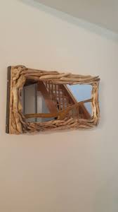 Epingle Par Cyrill Sur Miroir En 2020 Avec Images Miroir Bois Flotte Applique Murale Bois Miroir Bois