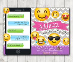Printable Emoji Birthday Party Invitation Emoji Invitations Etsy Emoji Birthday Party Emoji Birthday Invitations Emoji Invitations
