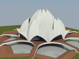 Lotus Temple India 3d Model 25 Max Free3d