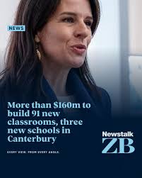 Selwyn, one of the fastest growing districts in the country, is getting  more than $100m in funding to build two new primary schools and 52 new  classrooms at existing schools.