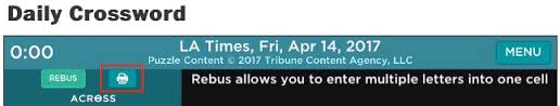 La tribune crossword puzzle answers. Cannot Print La Times Crossword Apple Community