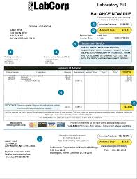How To Read Your Labcorp Laboratory Bill Labcorp