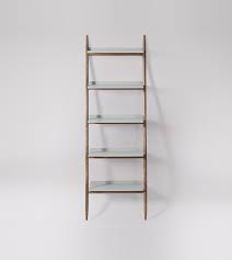 Our ladder shelves take up very little space, making them ideal for bathrooms and small rooms. Southwark Contemporary Style Shelving Unit In Light Grey Mango Wood Swoon