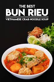 The Best Bun Rieu Vietnamese Crab Noodle Soup Recipe Video Seonkyoung Longest Recipe Soup Recipes Recipes Vietnamese Recipes