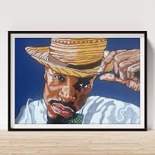 Andre Benjamin Art Print by Rachel Natalie Rawlins