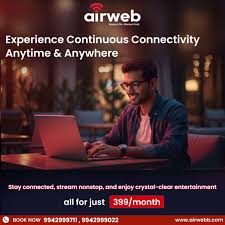 Affordable WiFi Connection in Coimbatore for Home – Airweb ₹399 Plan