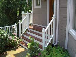 Composite Porch With Steps Deck Decks And Porches Deck Colors
