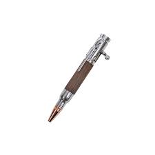 He had three rounds left in the magazine. Kugelschreiber Patrone Chrom Mit Handgemachtem Nussbaumholz Kotte Zeller