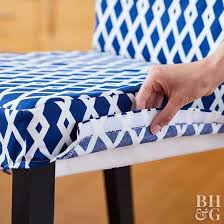 These Ikea Barstools Got A Major Style Upgrade With Our Sleek Slipcovers Make Your Own For An Inexpensiv Slipcovers For Chairs Ikea Barstools Diy Chair Covers