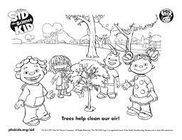 Alvin and the chipmunks coloring pages. Trees Coloring Page Kids Coloring Pages Pbs Kids For Parents