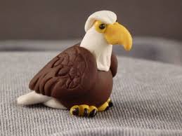 Eagle Miniatures Assortment Bald White Bellied Golden Etsy Clay Art Clay Animals Eagle