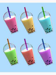 Boba Tea Six Flavors Poster By Aaron Kinzer In 2021 Boba Tea Bubble Tea Boba Bubble Tea Shop