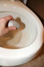Always be sure to do a spot test first, but pumice cleaning stones can be great tools for gently removing calcium, iron, and rust buildup. How To Remove Hard Water Stains From Your Toilet