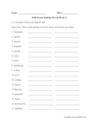 3rd grade spelling practice book. Spelling Worksheets Fifth Grade Spelling Worksheets