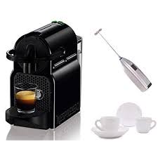 While this coffee maker normally costs $199, it is currently on sale on amazon. Buy De Longhi En80b Nespresso Inissia Espresso Machine With Milk Frother And Cup Features Price Reviews Online In India Justdial