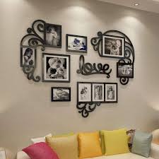 A grouping of frames does more than add decoration to a room. Amazon Com Crazydeal Family Collage Picture Frames 3d Diy Wall Decals Decor Art Stickers Pictures Decorations For Living Room Bedroom Kids Dinning Modern Room Kitchen Dining