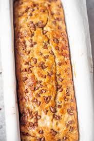 Easy One Bowl Banana Bread With Chocolate Chips Piping Pot Curry