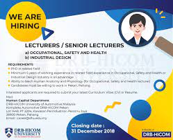 New lecturer jobs added daily. Drb Hicom University Vacancies Drb Hicom University Of Automotive Malaysia