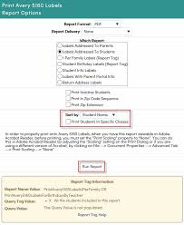 One of the most common labels used in business and at home is the avery 5160 label. Avery 5160 Labels Aeries Software