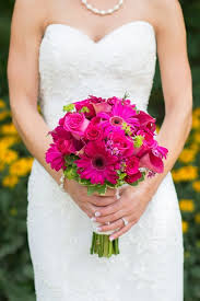 She wed her wife on a beautiful fall day and we've loved seeing their love in each photo they shared. Hot Pink Wedding Bouquets Fashion Dresses