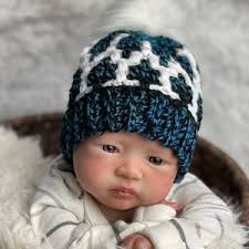 Knitted Newborn Baby Hat