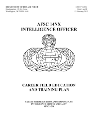 Afsc 14nx Intelligence Officer 13 February 2013 Cfetp