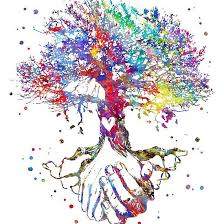 Love Tree Watercolor Love Tree Tree Of Life Art Tree Art Amazing Art Painting