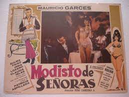 Mauricio Garces Modisto De Senoras Cartel Lobby Card Cine Mexicano Mauricio Garces Pelicula Mexicana Cine