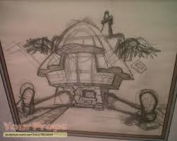 Shop alice in the wonderland at target™. Alice In Wonderland Animation Drawing Of Alice In The White Rabbit S House Original Prod Artwork