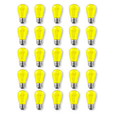 The letters tend to stand for led light bulbs will soon be the only type of bulb that you can buy in the uk. Replacement Yellow 11 Watt Incandescent S14 Sign Light Bulbs E26 Medium Base 25 Pack On Sale Now Light Bulbs At Paperlanternstore