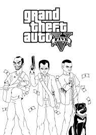 Here you can explore hq grand theft auto v transparent illustrations, icons and clipart with filter setting like size, type, color etc. Gta Coloring Pages Free Printable Coloring Pages For Kids