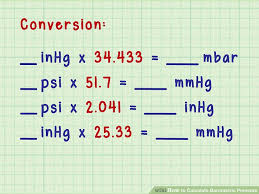 How To Calculate Barometric Pressure 6 Steps With Pictures