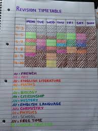 Timetable Revision Feel Free Copy Torevision Timetable Feel Free To Copy School Study Tips High School Organization Middle School Hacks