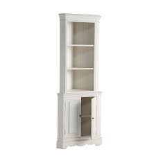 Meuble D Angle En Bois De Paulownia Blanc L 73 Cm Josephine Meuble D Angle Mobilier De Salon Meuble Tv Angle