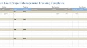 This template combines a projects tracker, a clients list, a detailed org chart, and, of course, a task tracker. Download Excel Project Management Tracking Templates Exceltemple