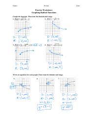 Graph functions expressed symbolically and show key features of the graph, by hand in simple cases and using technology for more complicated cases. A2t 9 1 Exponential Functions Hw Answers Pdf Alg 2 Unit Chp 7 1 A2t 9 1graphing Exponential Functions Name Period Graph Each Function By Hand List Course Hero
