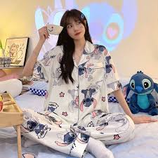 Pijama nữ CỘC DÀI họa tiết xinh xắn, set đồ bộ nữ cột dài siêu hot | Shopee Việt Nam