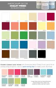 25 Prototypical Deco Art Americana Acrylic Paint Chart