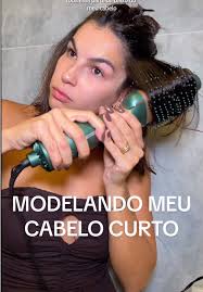 Vídeo para o CLÃ DO CABELO CURTO ✨ Você é time escova secadora ou o  clássico secador? USEI: