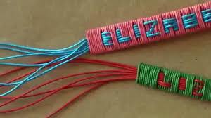 Revista tejido práctico crochet calados 3 / evia ediciones. Como Hacer Pulsera Con Nombre Facil Pulsera De Hilo Video Dailymotion