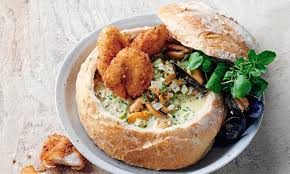 It is specially made during the christmas celebrations a cup of tea or perhaps even for morning breakfast. James Martin S Cream Of The Country Mussels In A Cob With Crispy Cod Cheeks Daily Mail Online